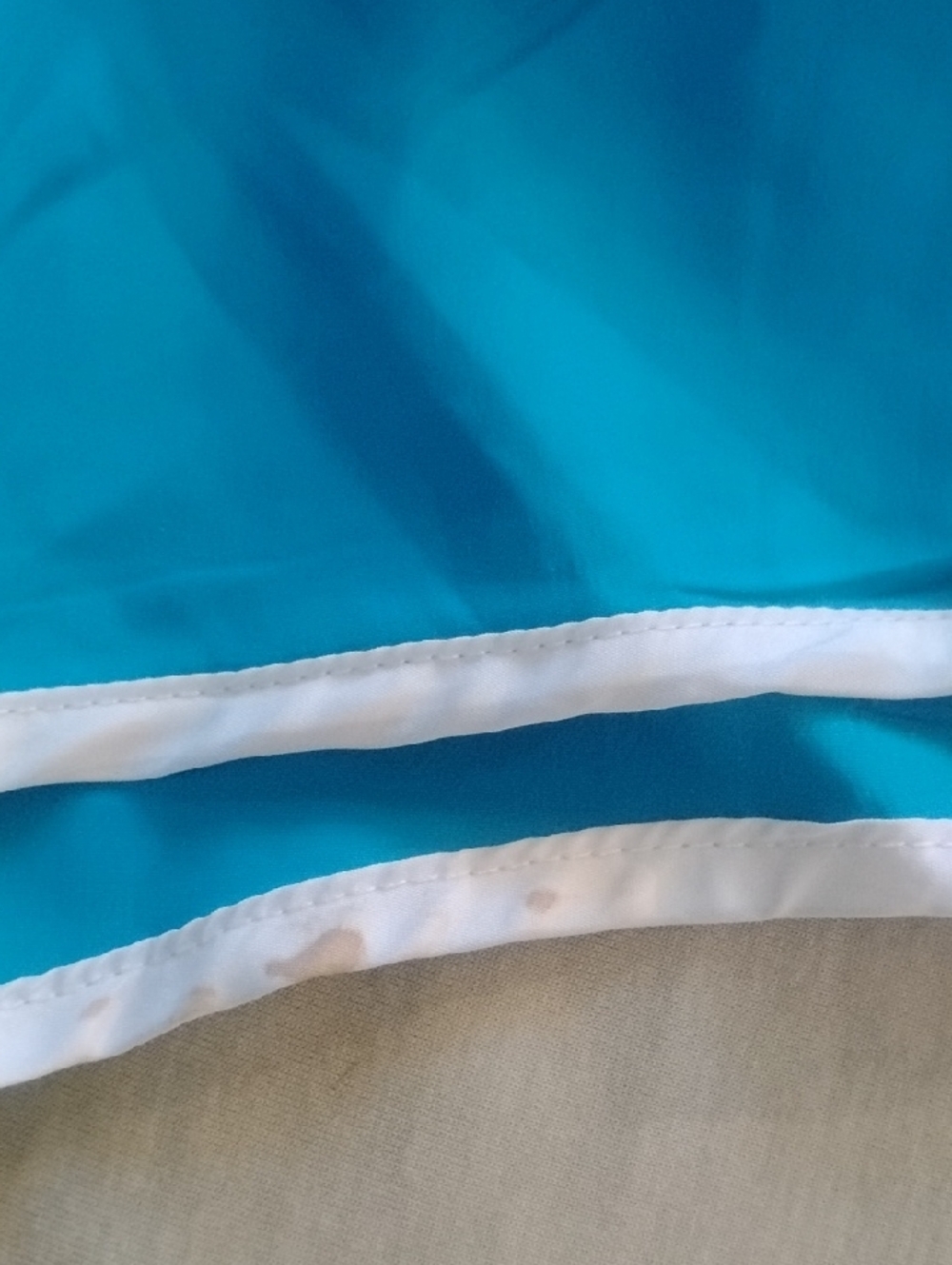 Everlast Teal Athletic Shorts with Black and White Trim - Picture 5 of 6